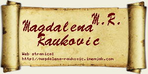 Magdalena Rauković vizit kartica